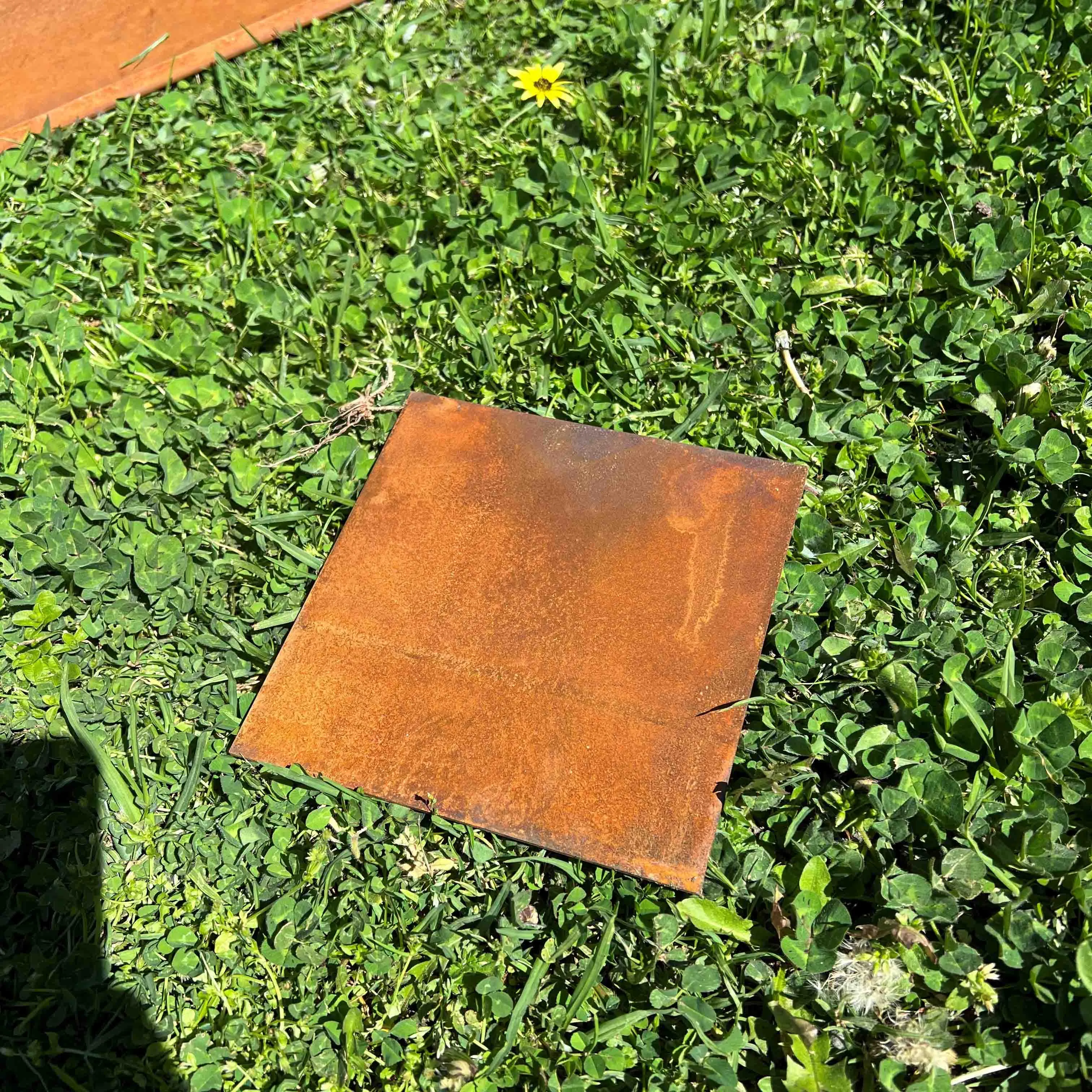 Safe Edge Corten Steel Joining Plate