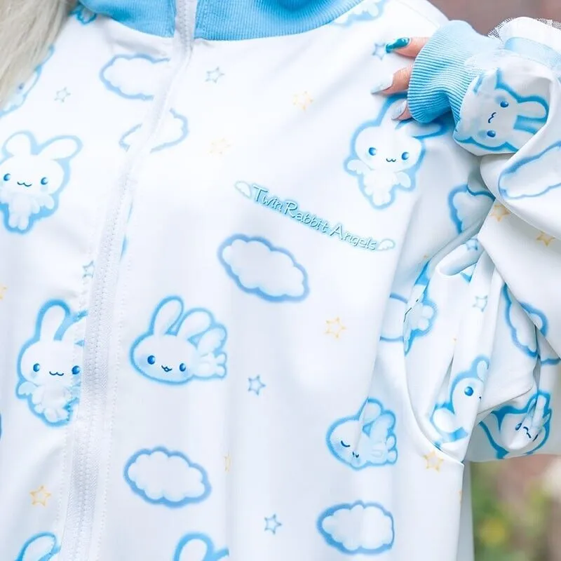San-X Twin Rabbit Angels Lace Jacket Jersey Harajuku Girl Japan Limited