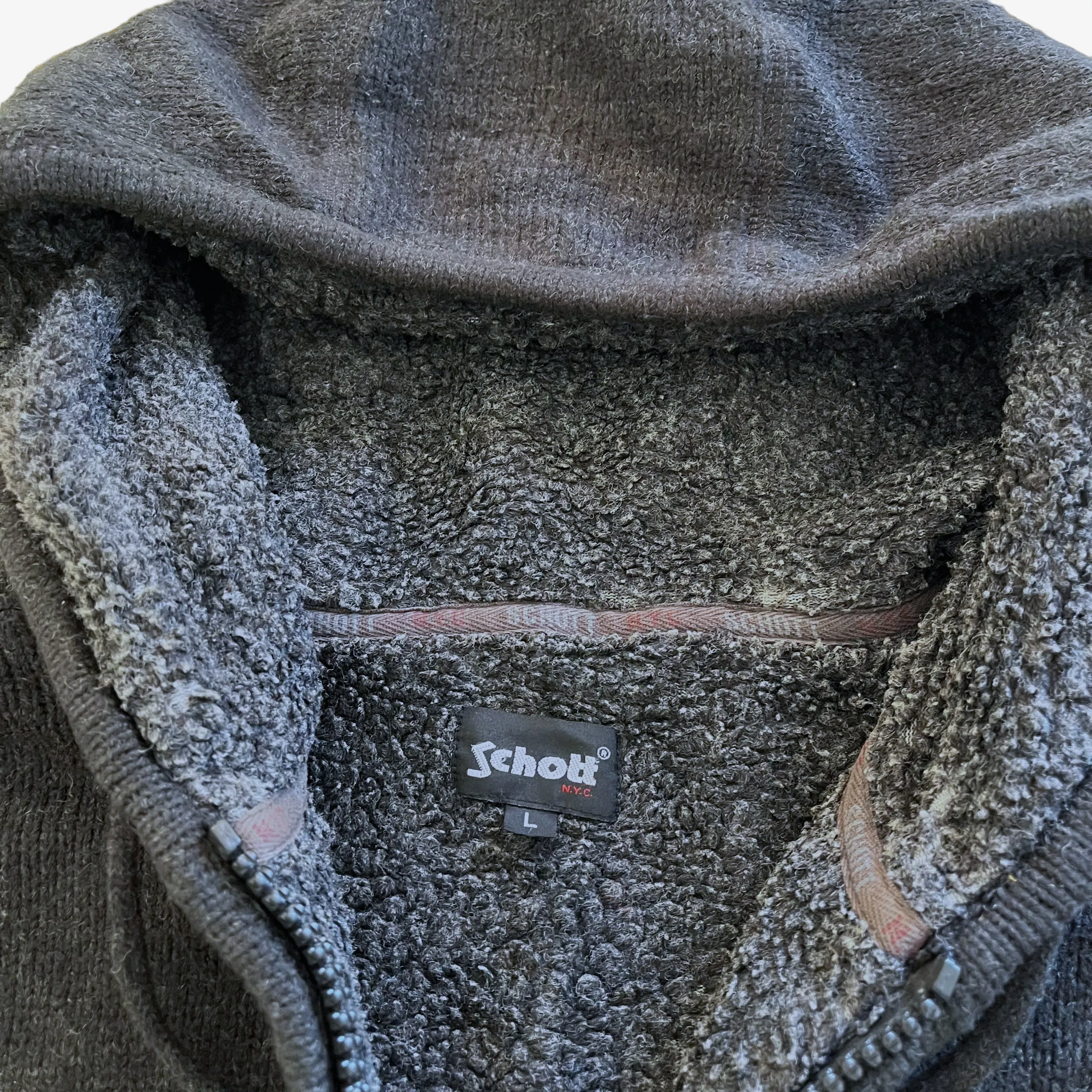 Schott NYC Wool Blend Hooded Jacket