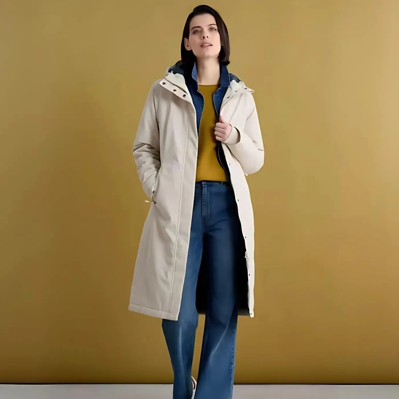 Seasalt Janelle Knee Length Waterproof Raincoat