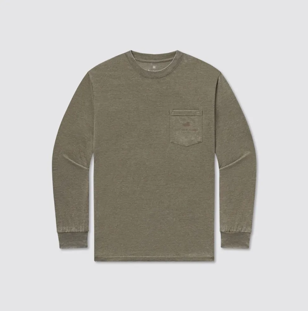 Seawash Tee Retro Duck Originals in Dark Olive by Southern Marsh