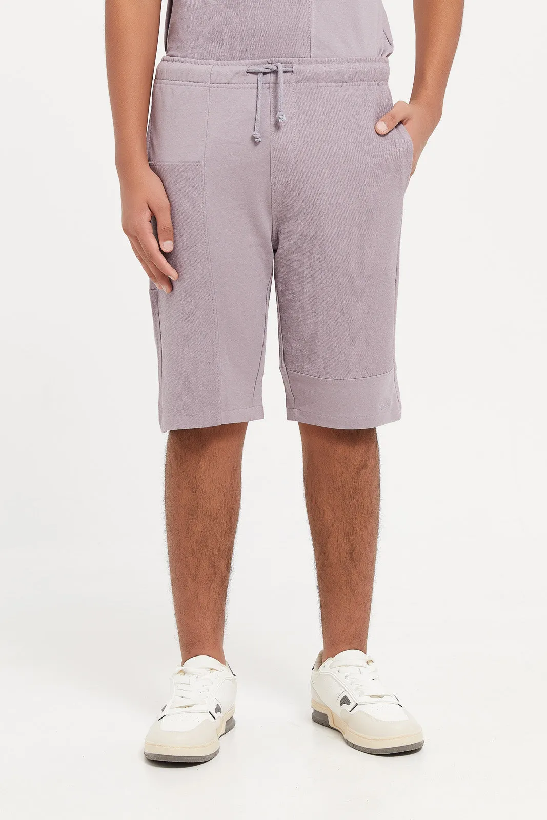 Senior Boys Lilac Casual Set (2 Piece)