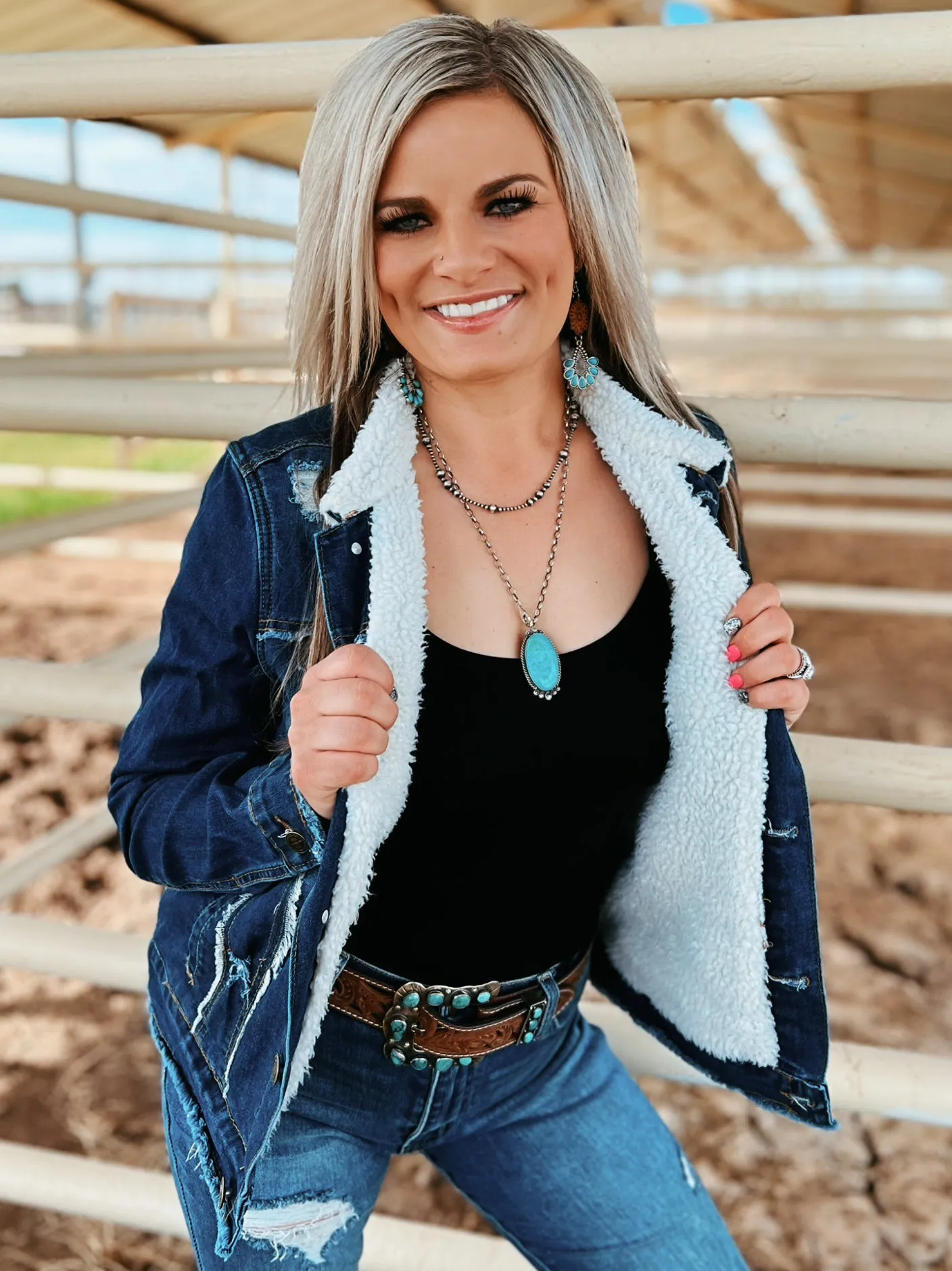 Sherpa Lined Denim Jacket