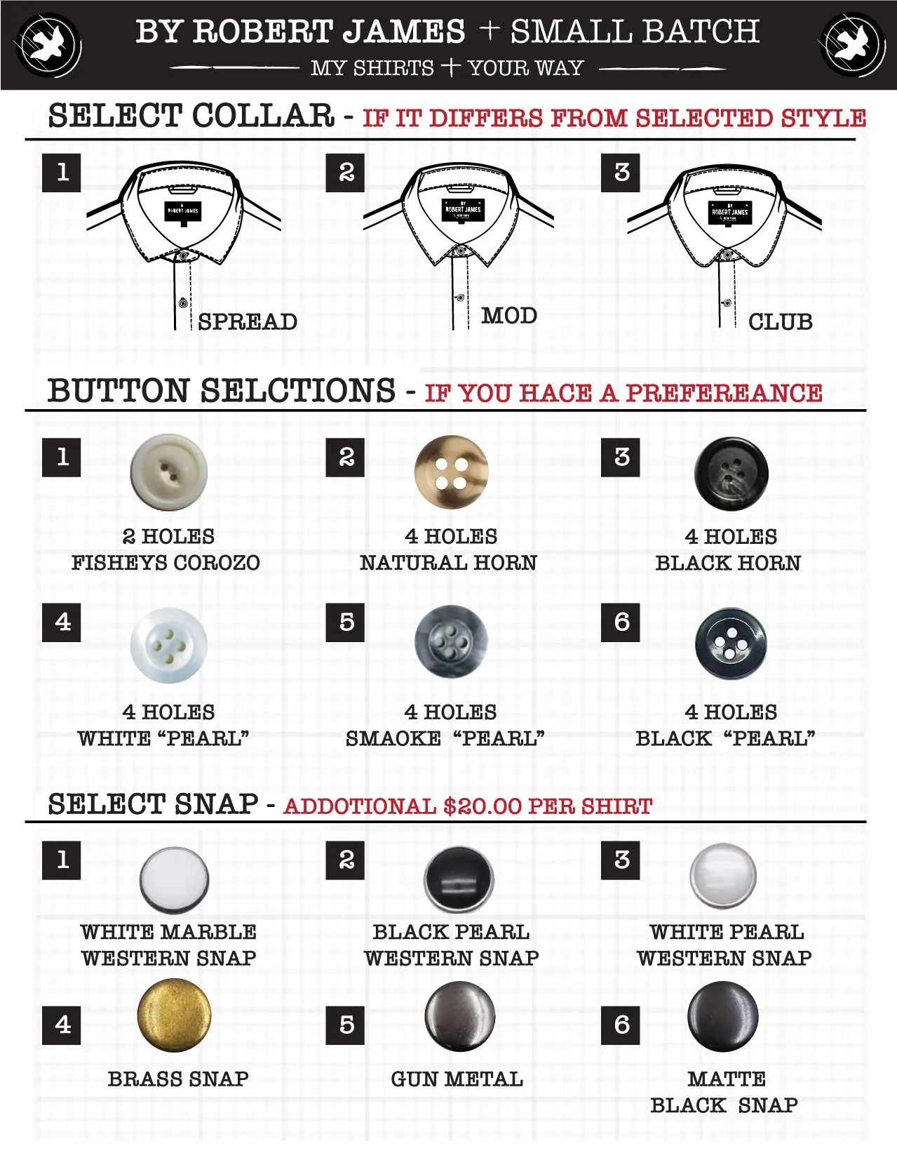 SMALL BATCH STYLES- "MOD DRESS SHIRTING"