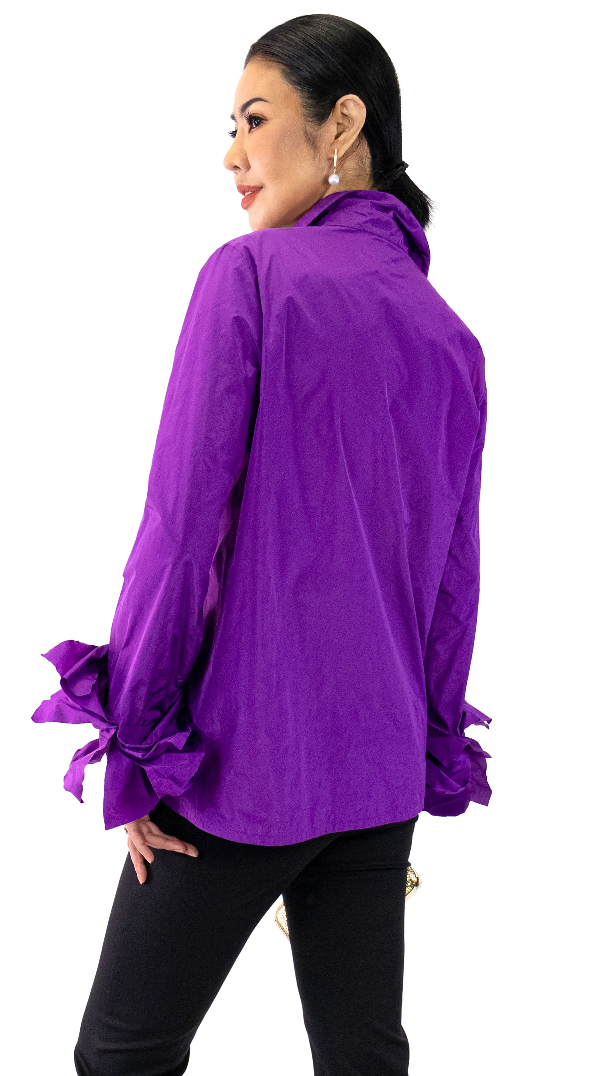 Smart Deco Blouse - Purple