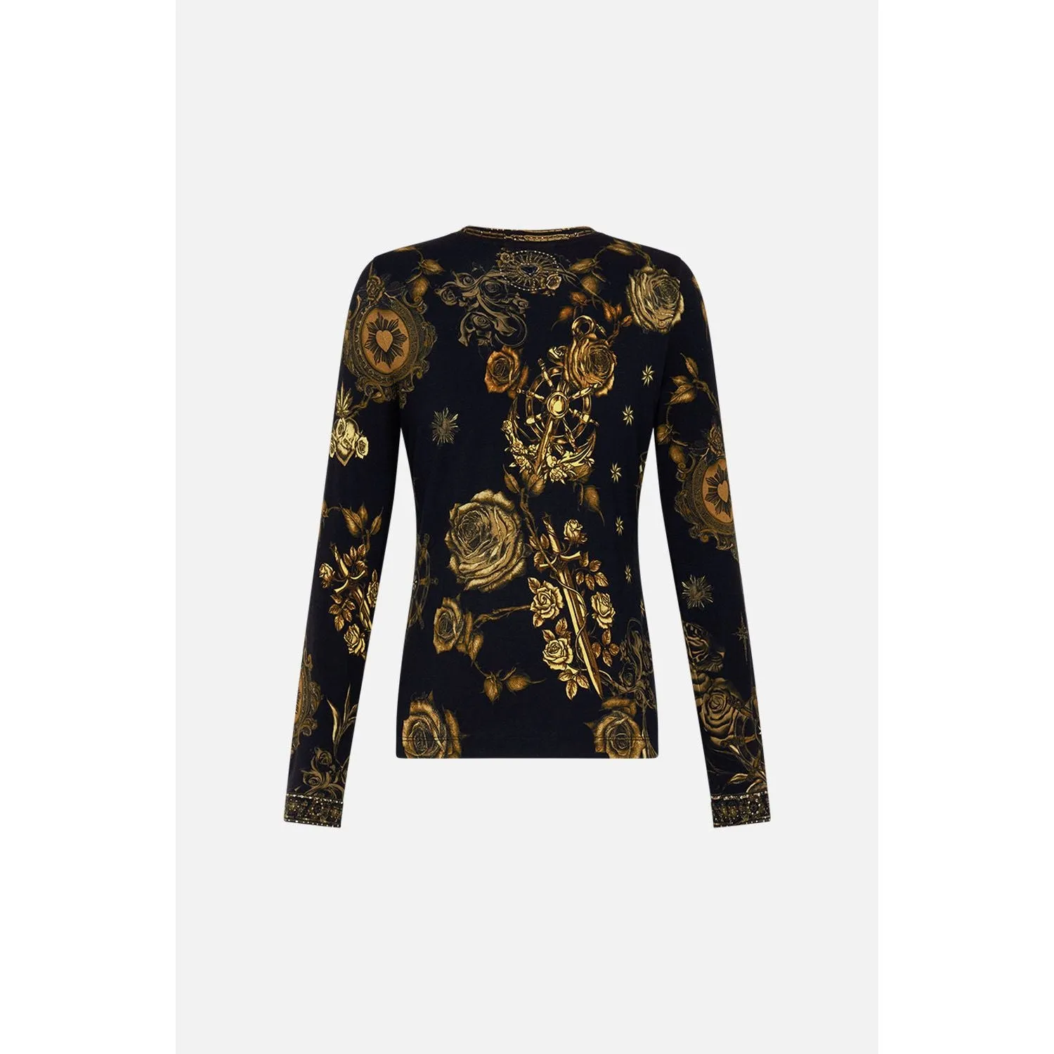 So Says The Oracle Long Sleeve Crew Top
