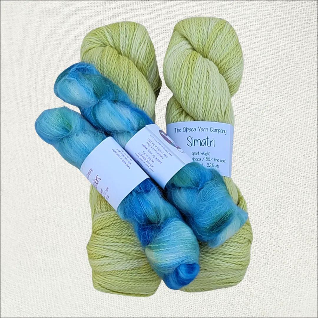 Sophia's Hat & Scarf Knitting Kit, in Eight Colors