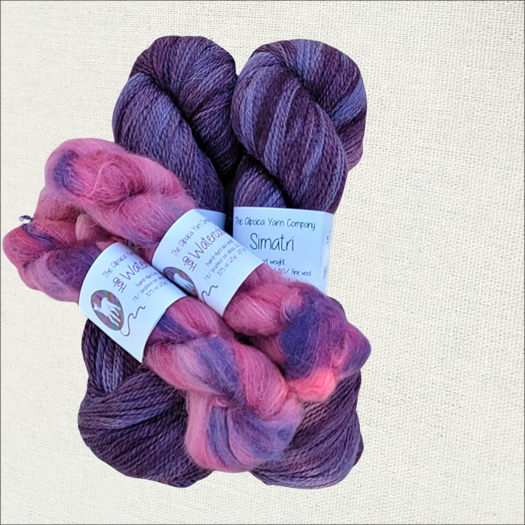 Sophia's Hat & Scarf Knitting Kit, in Eight Colors