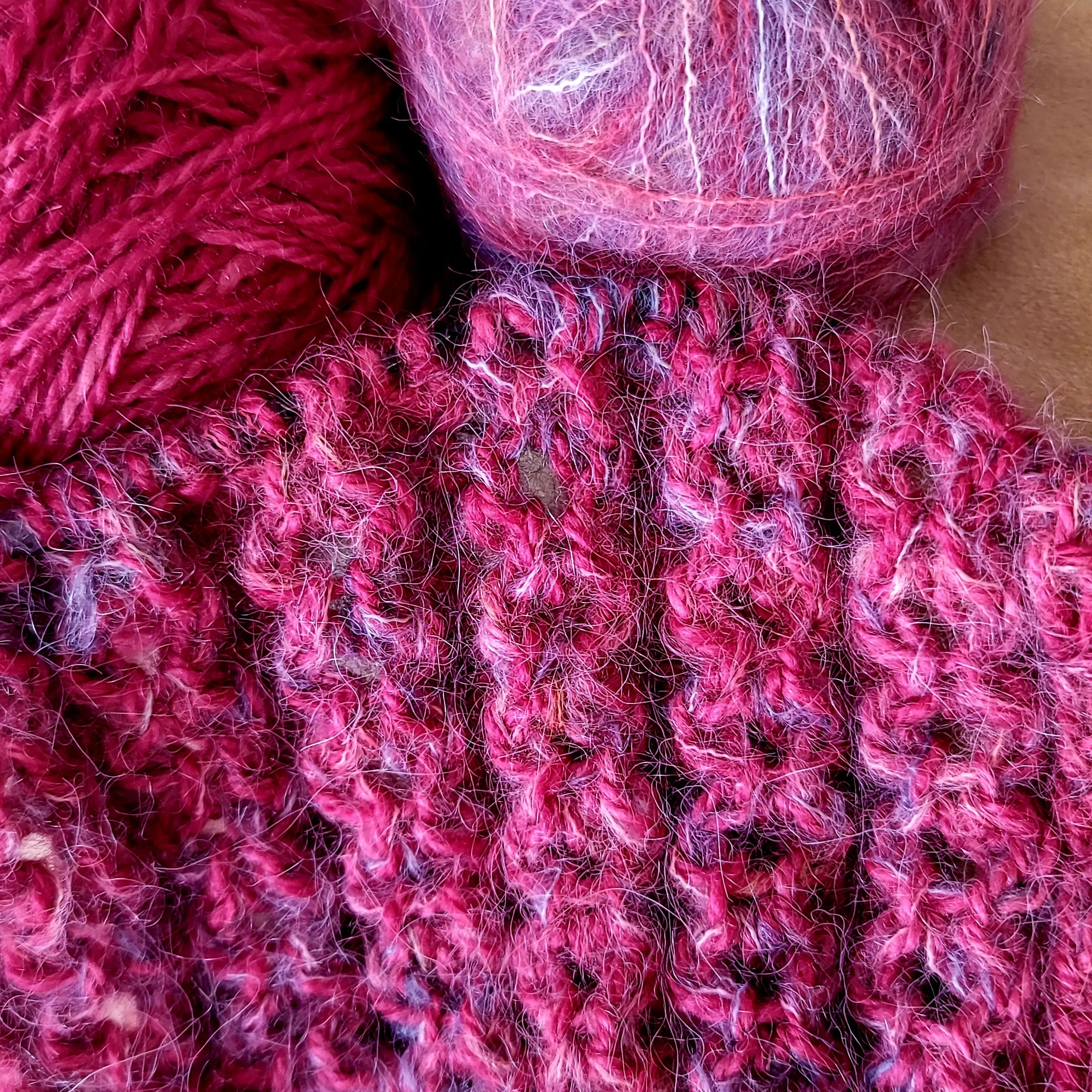 Sophia's Hat & Scarf Knitting Kit, in Eight Colors