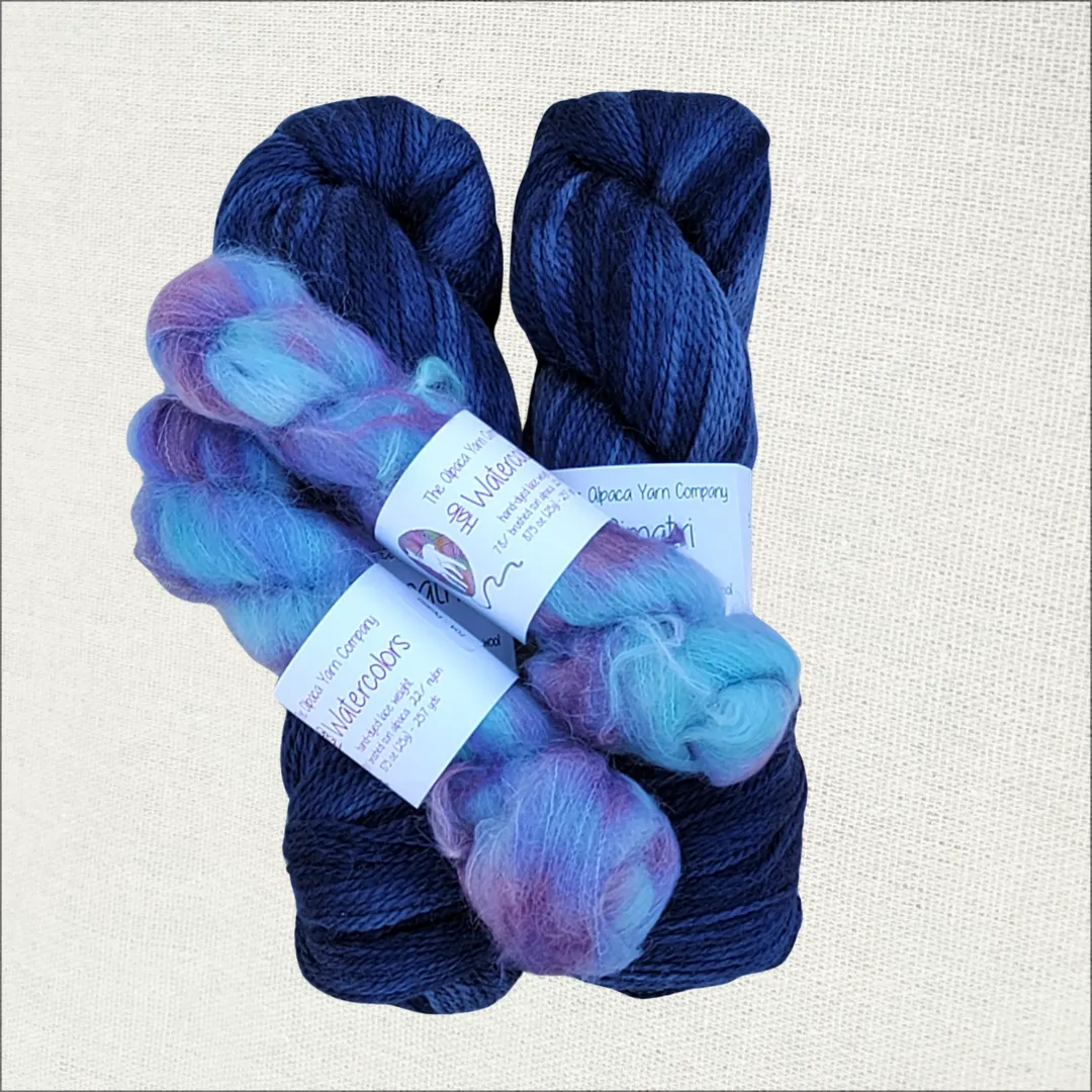Sophia's Hat & Scarf Knitting Kit, in Eight Colors