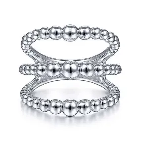 Sterling Silver Open Bujukan Ring 6.5