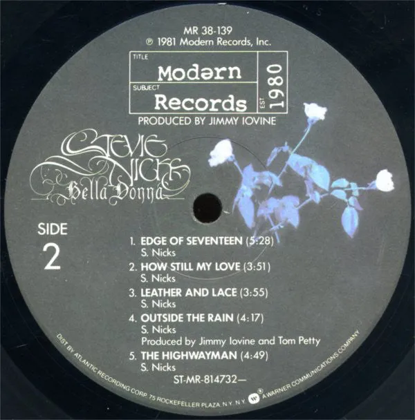 Stevie Nicks - Bella Donna (LP, Album, Spe) (VG)