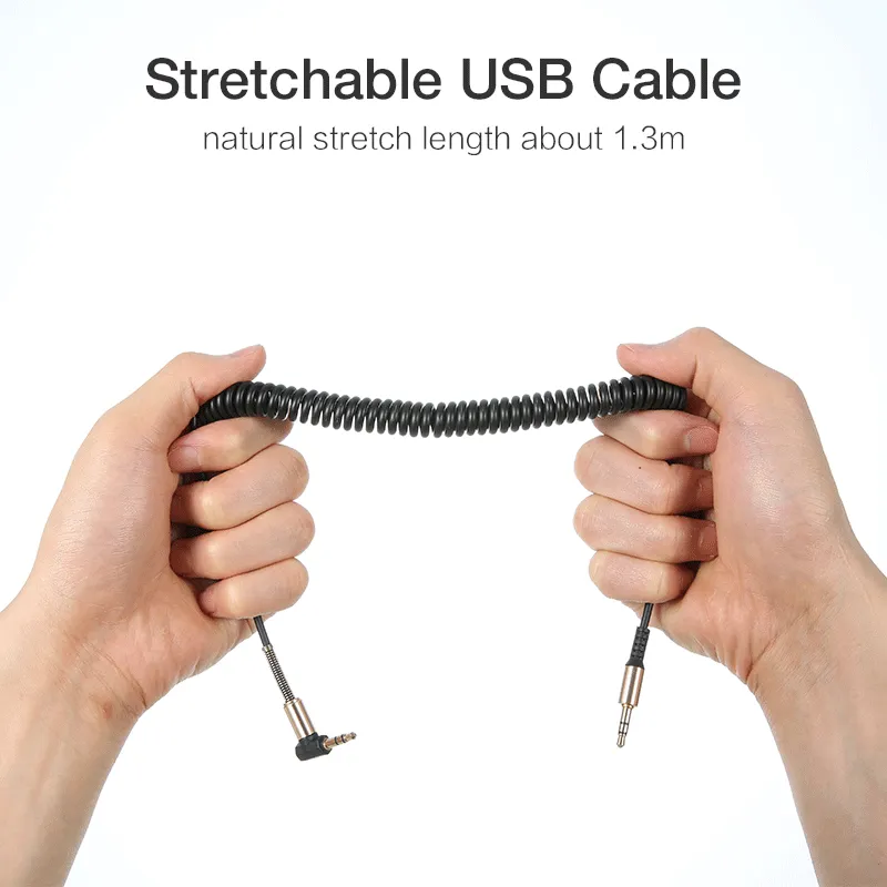 Stretchable AUX Cable