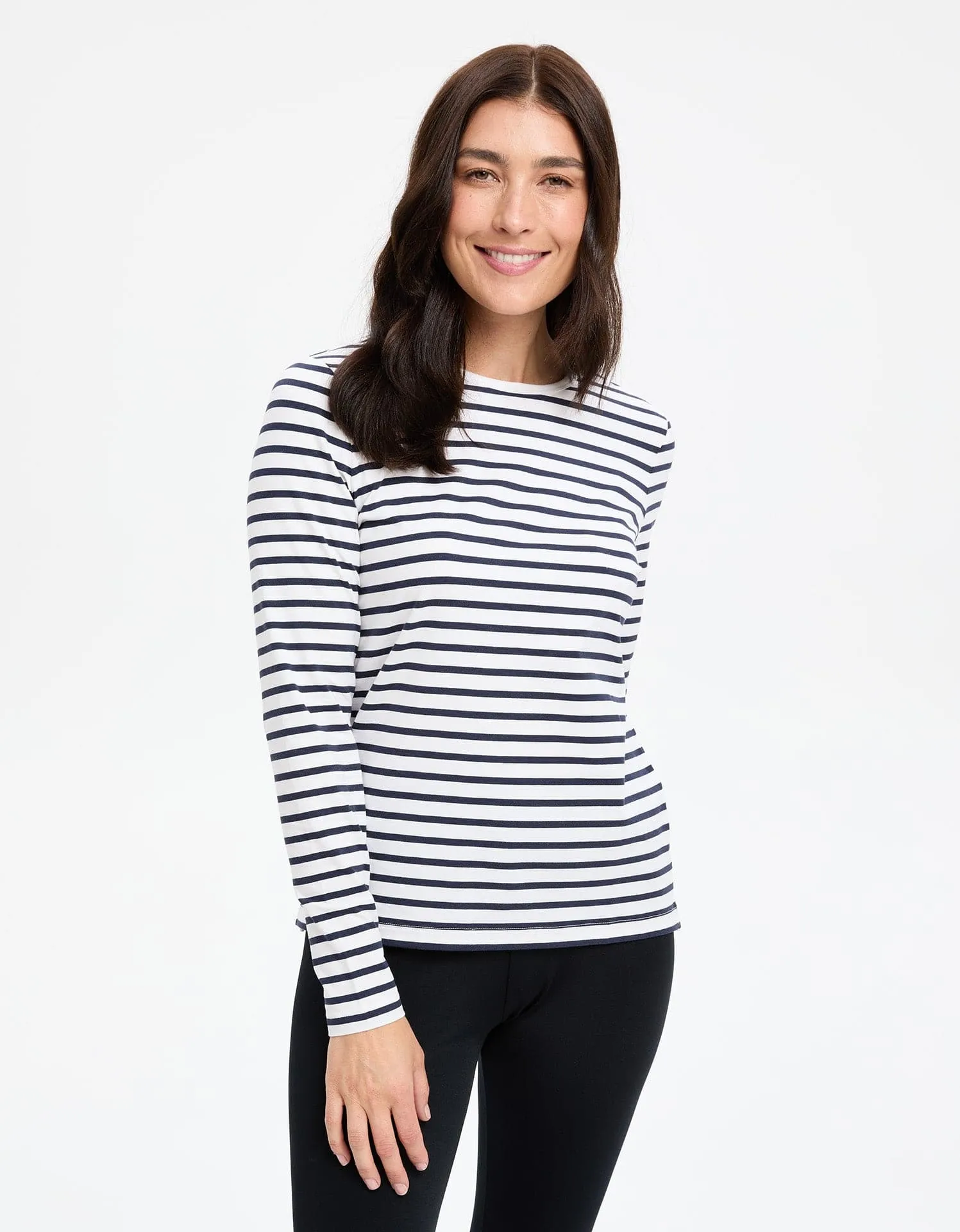Striped Long Sleeve T-Shirt UPF 50  Sensitive Collection