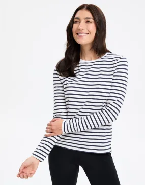 Striped Long Sleeve T-Shirt UPF 50  Sensitive Collection