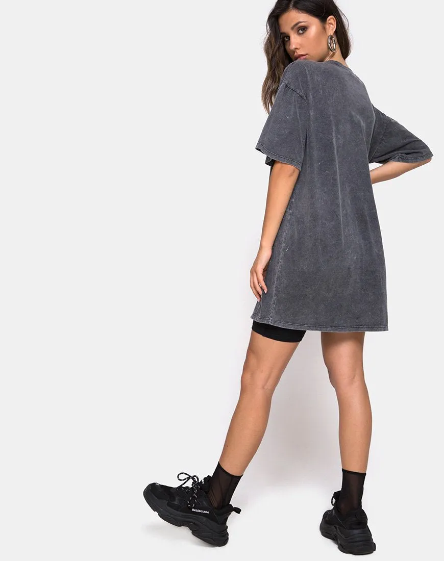 Sunny Kiss Tee in Stone Wash with Angelo