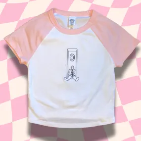 Swimming Embroidered Baby Tee