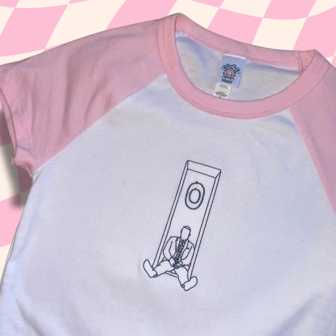 Swimming Embroidered Baby Tee