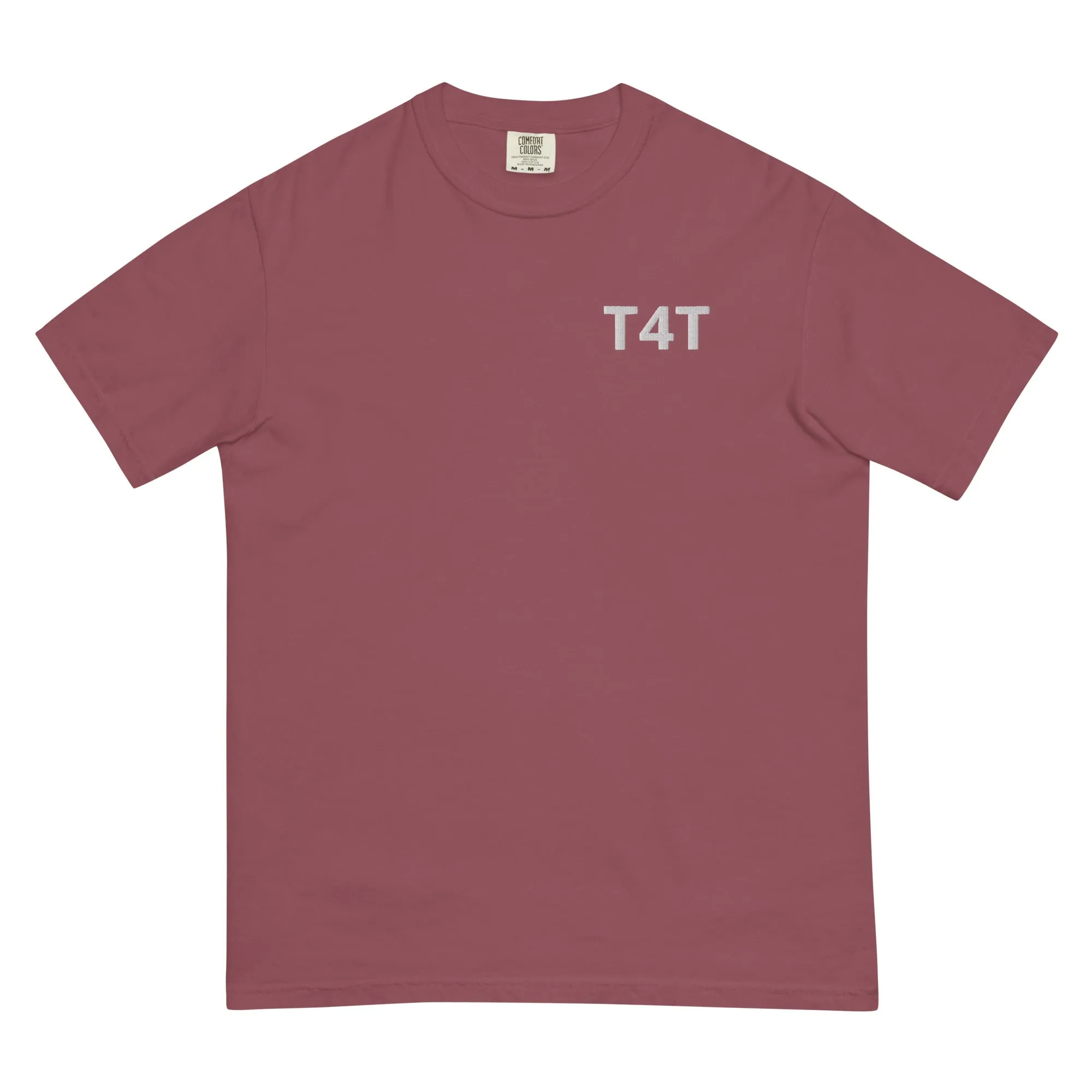T4T Embroidered White Letters