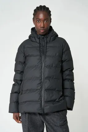 Tanta Nieve Quilted Raincoat - Black