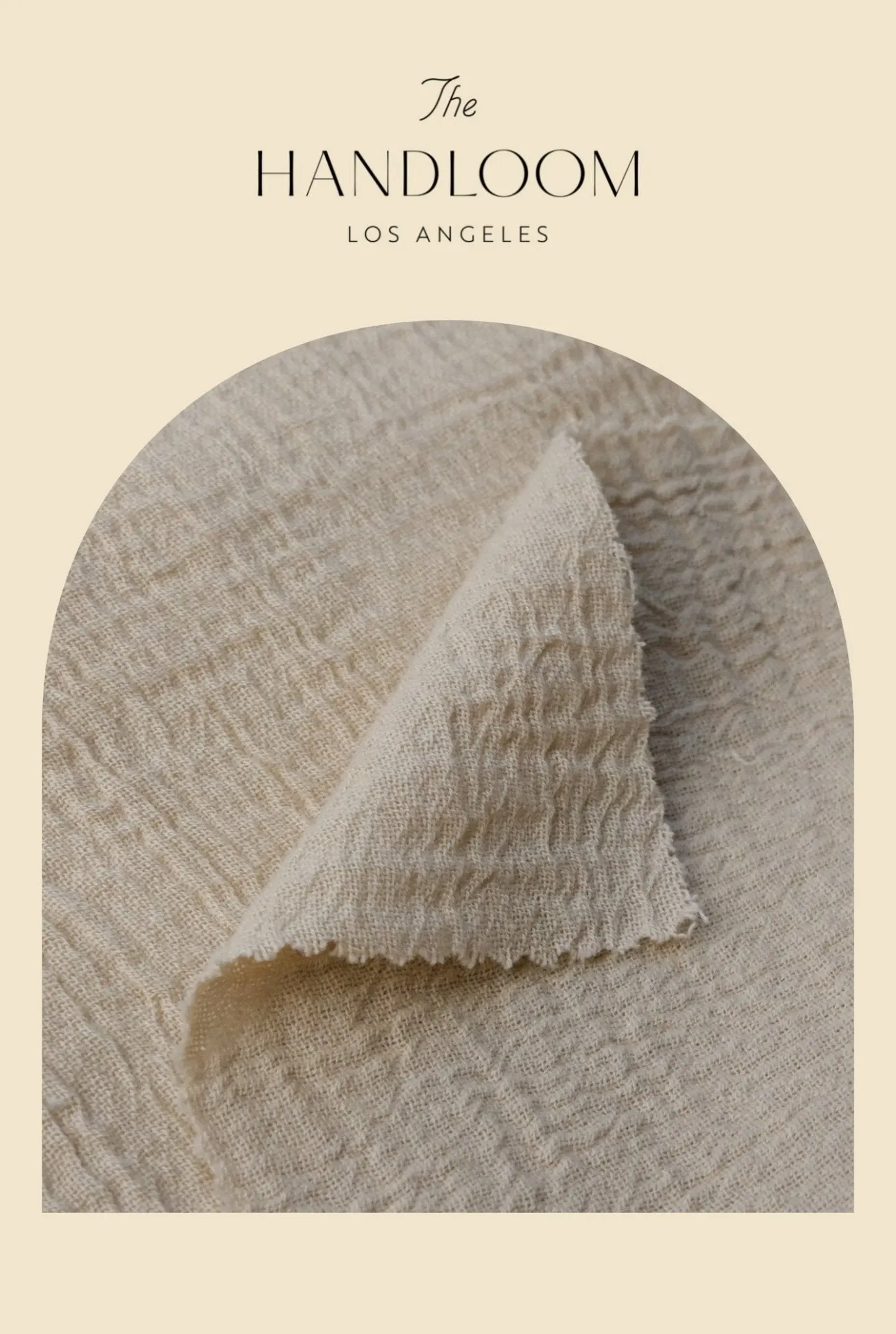 THE HAND LOOM Terra Shirt 100% Organic Cotton Womens Dress - Oatmeal