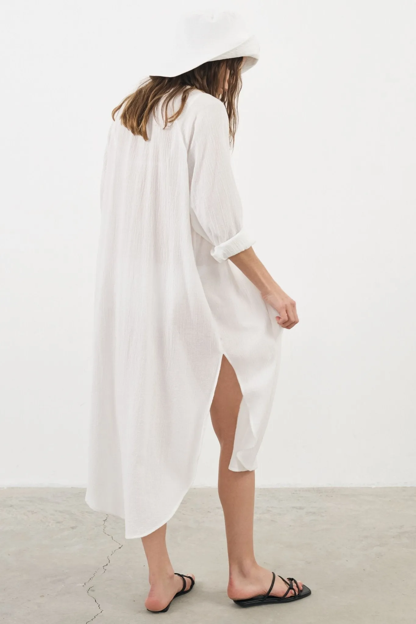 THE HAND LOOM Terra Shirt 100% Organic Cotton Womens Dress