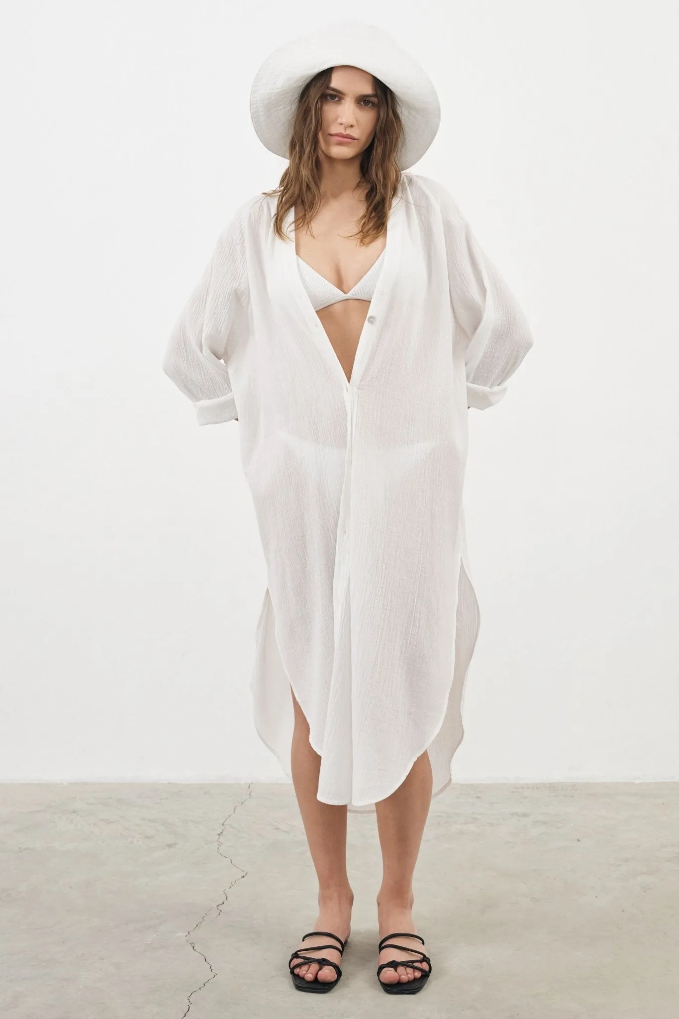 THE HAND LOOM Terra Shirt 100% Organic Cotton Womens Dress