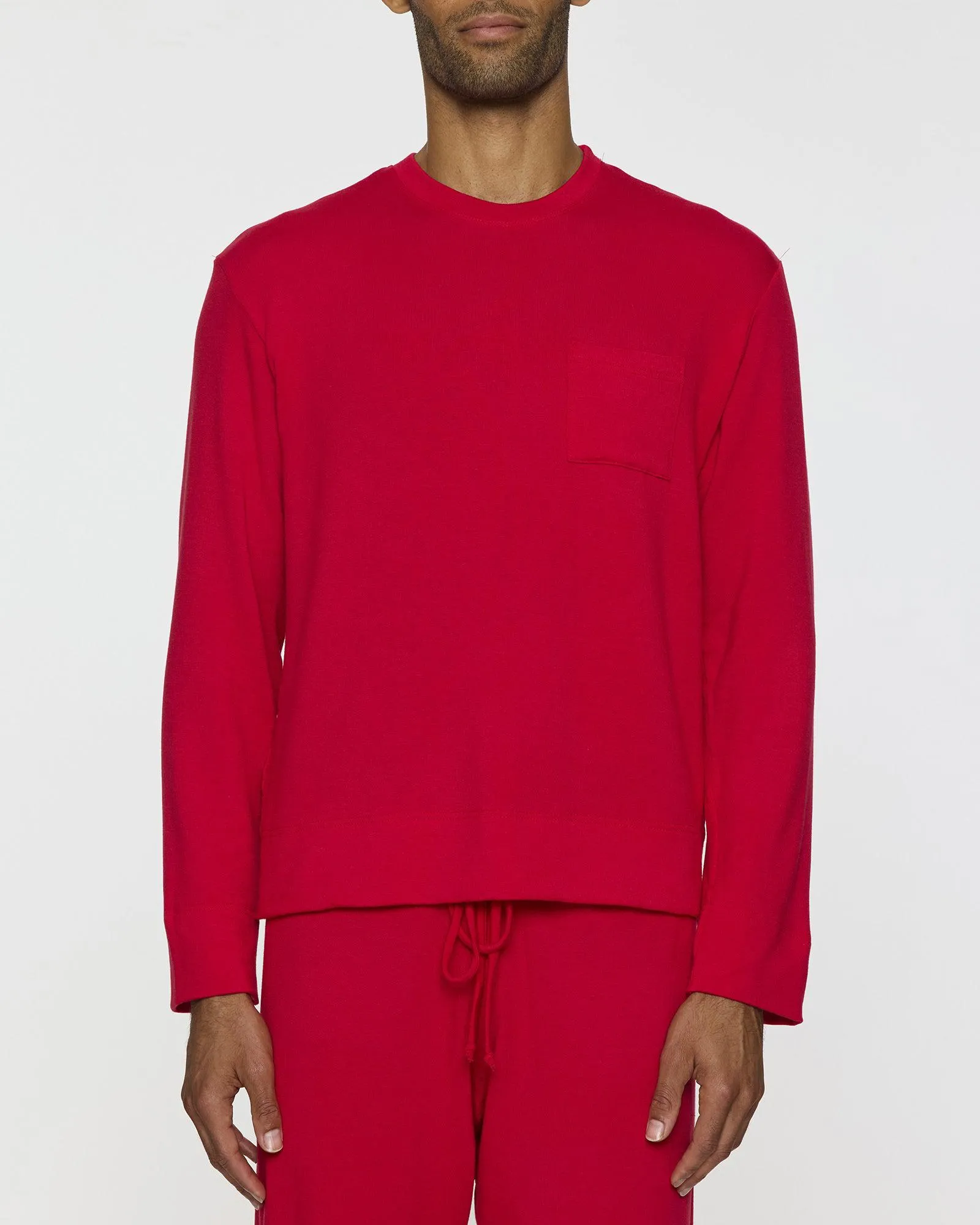 The Long Sleeve Crew with Pocket