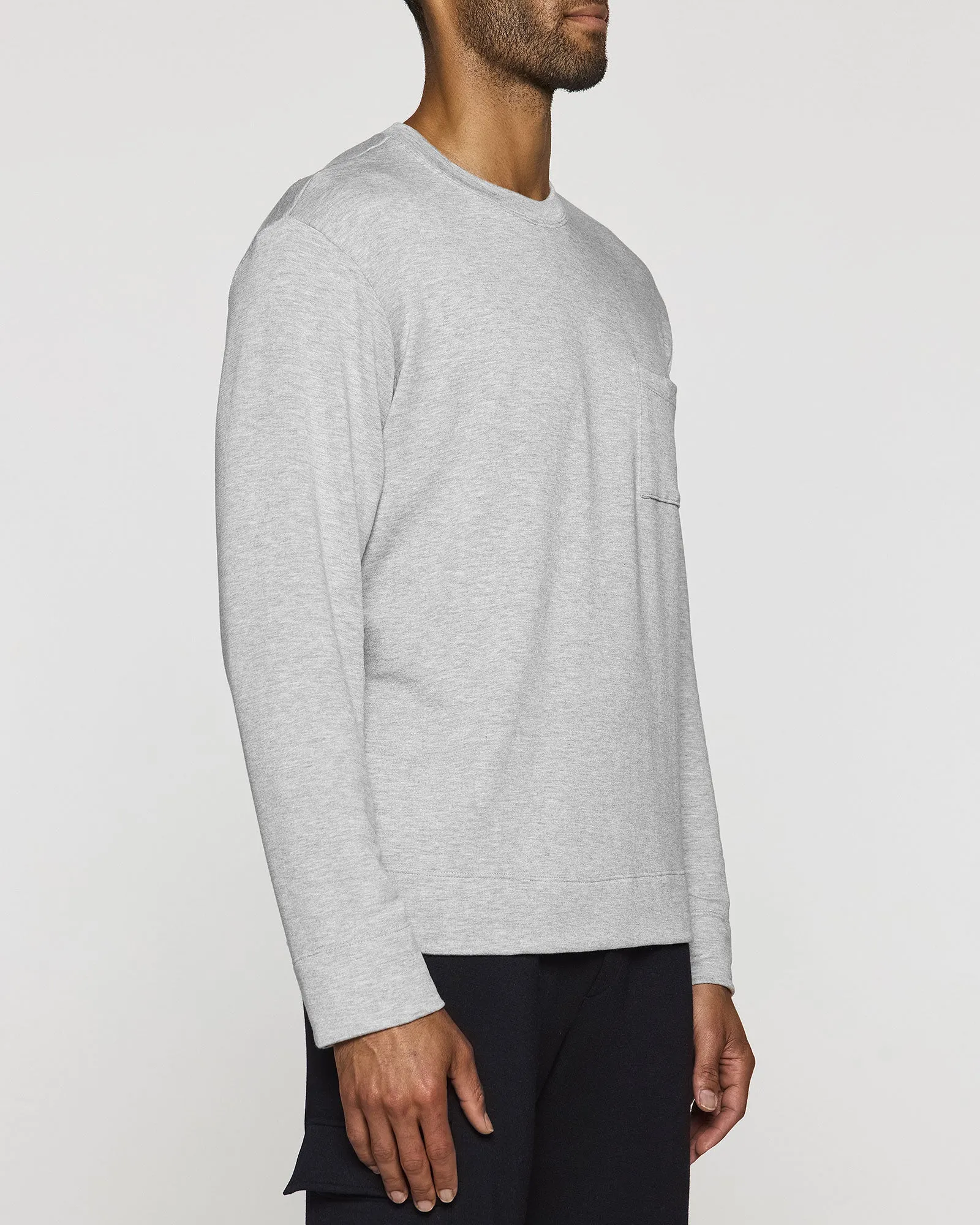 The Long Sleeve Crew with Pocket