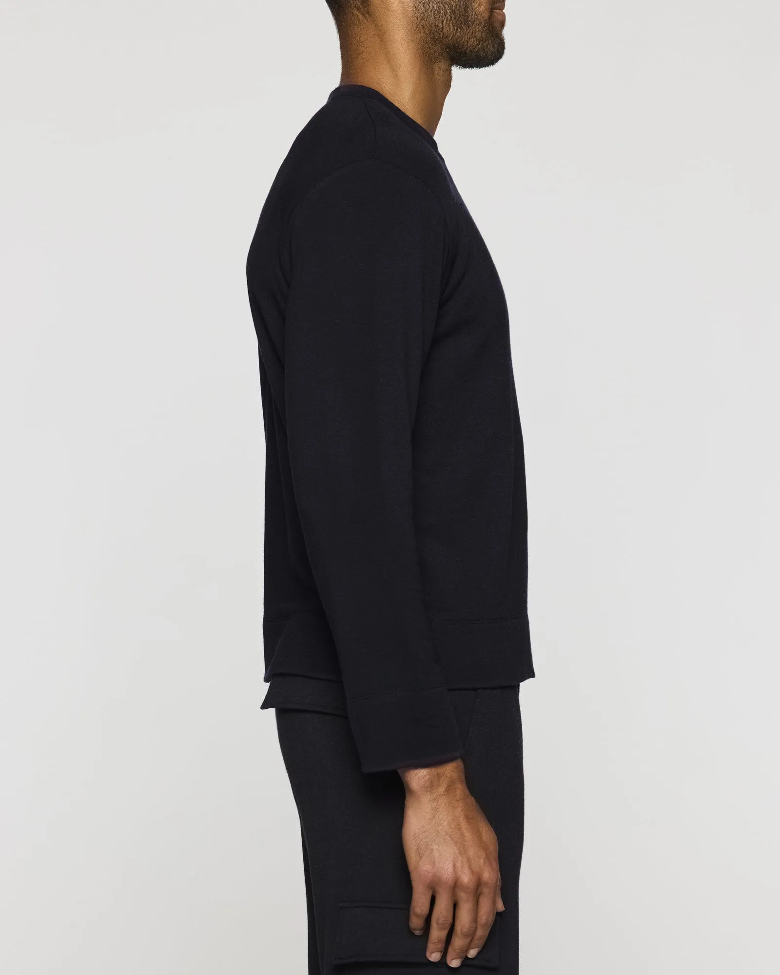 The Long Sleeve Crew with Pocket