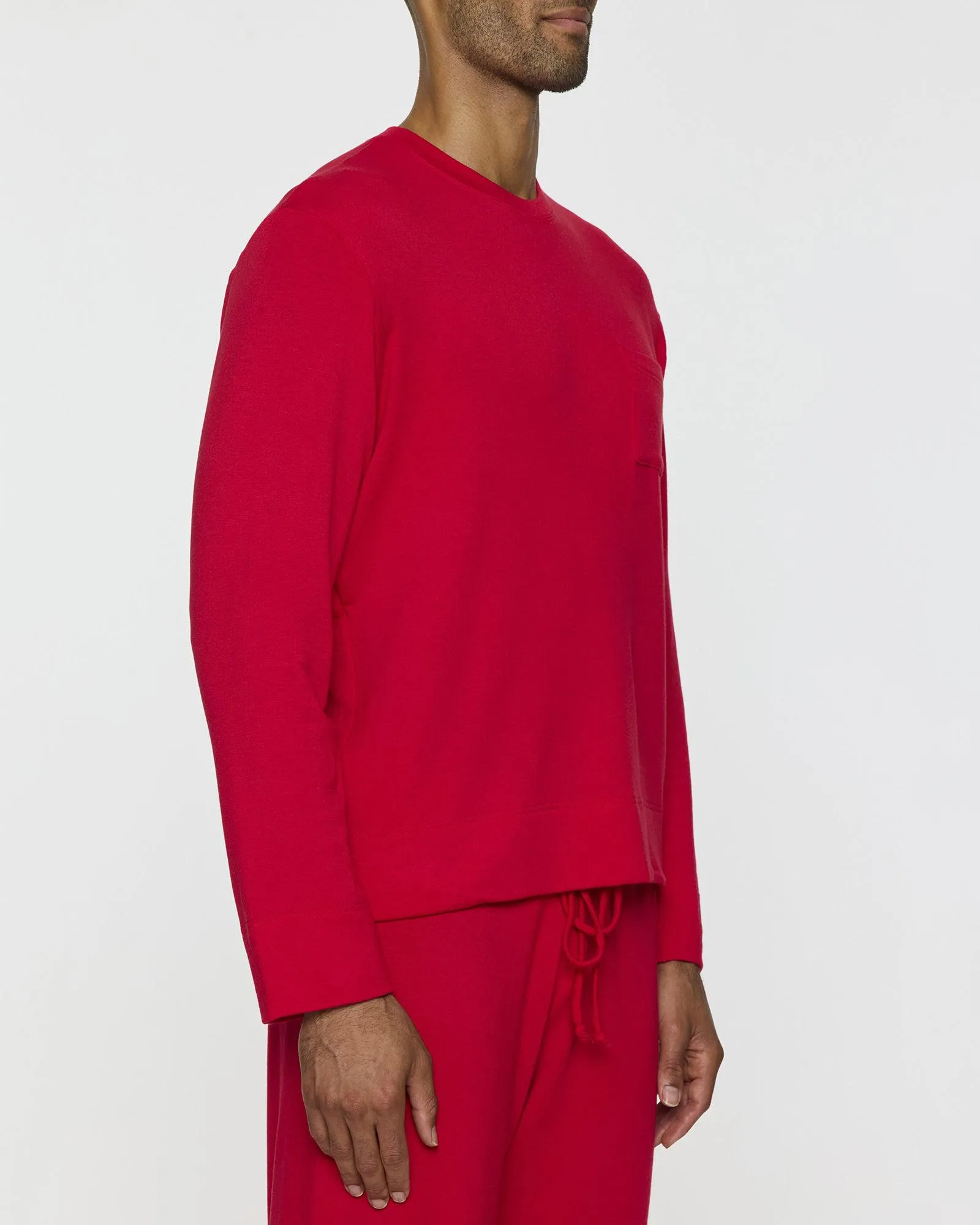 The Long Sleeve Crew with Pocket