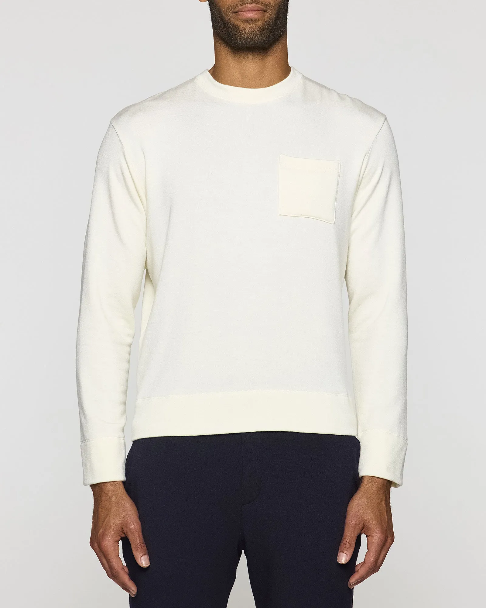 The Long Sleeve Crew with Pocket