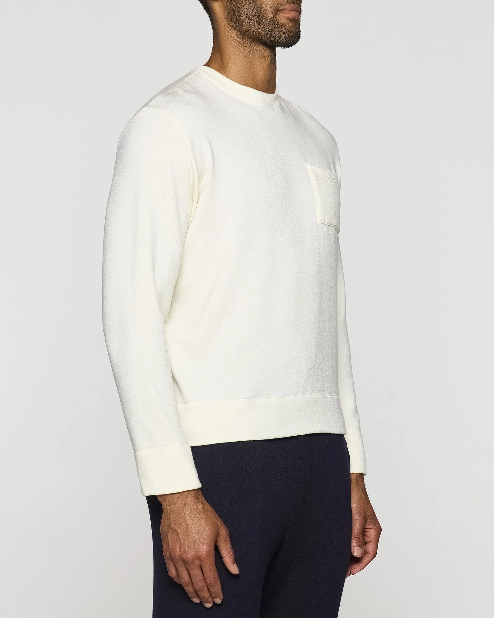 The Long Sleeve Crew with Pocket