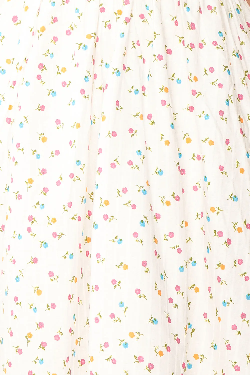 Theodora | Floral Babydoll Dress w/ Sweetheart Neckline