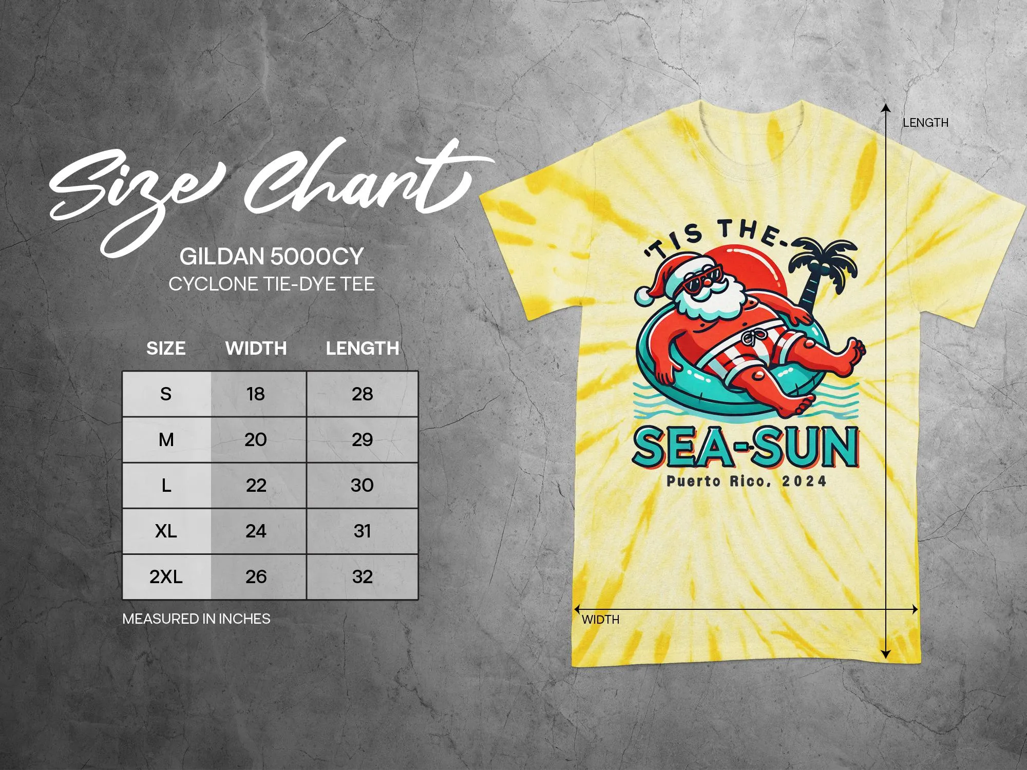 Tis the Sea-Sun, Custom Christmas Holidays 2024, Personalized Santa Vacation Unisex T-Shirts