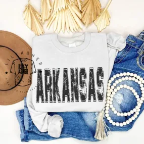 Vintage Print Arkansas Graphic Tee Custom Order