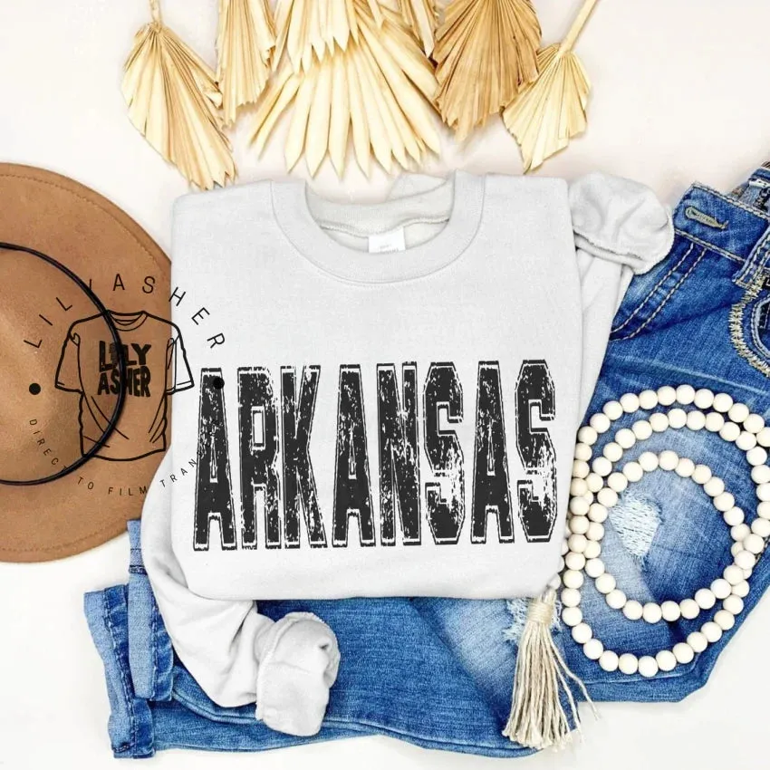 Vintage Print Arkansas Graphic Tee Custom Order