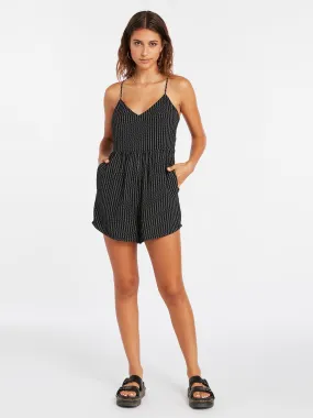 Volcom Wild Queendom Romper - Black/White