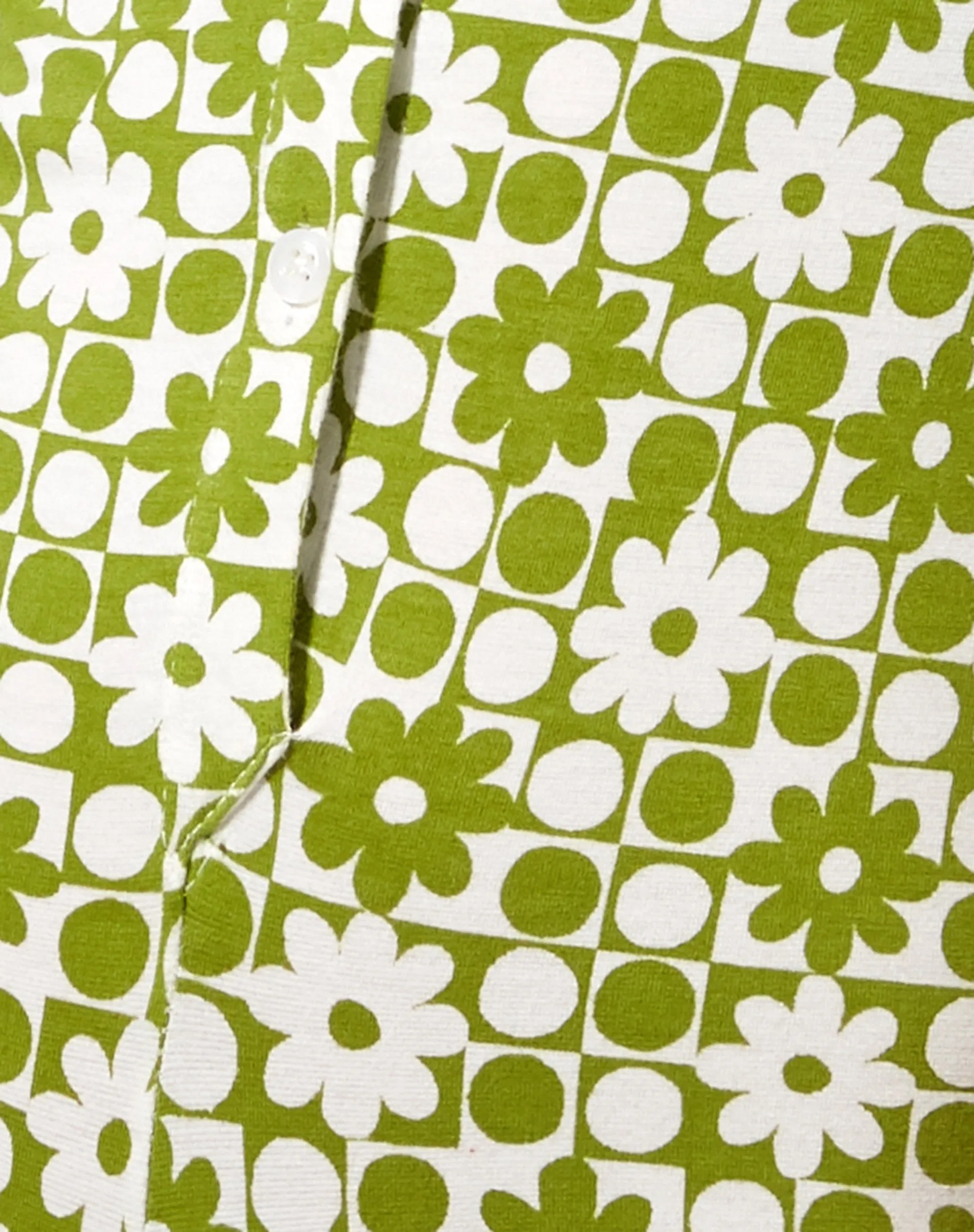 Waren Playsuit in Patchwork Daisy Green