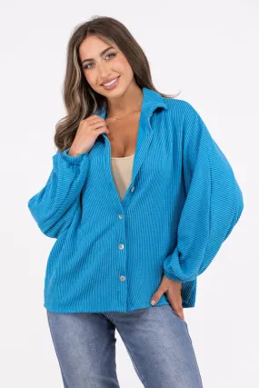 When You Dream Long Sleeve Button Up Top