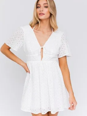 White Magic Open Back Babydoll Dress | Sale Rack