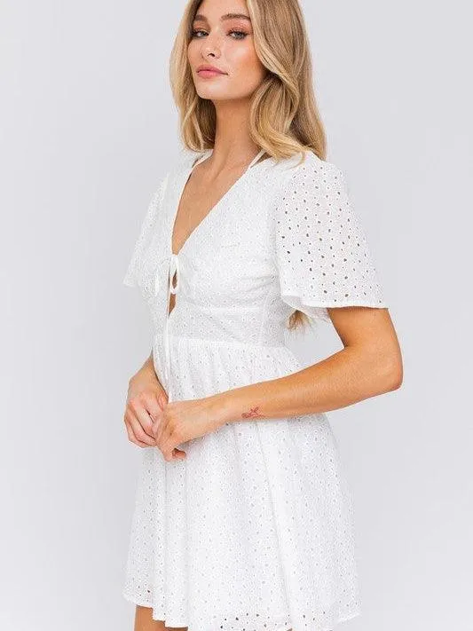White Magic Open Back Babydoll Dress | Sale Rack