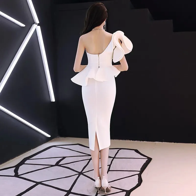 WINFREY Ruffle Peplum Dress