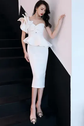 WINFREY Ruffle Peplum Dress