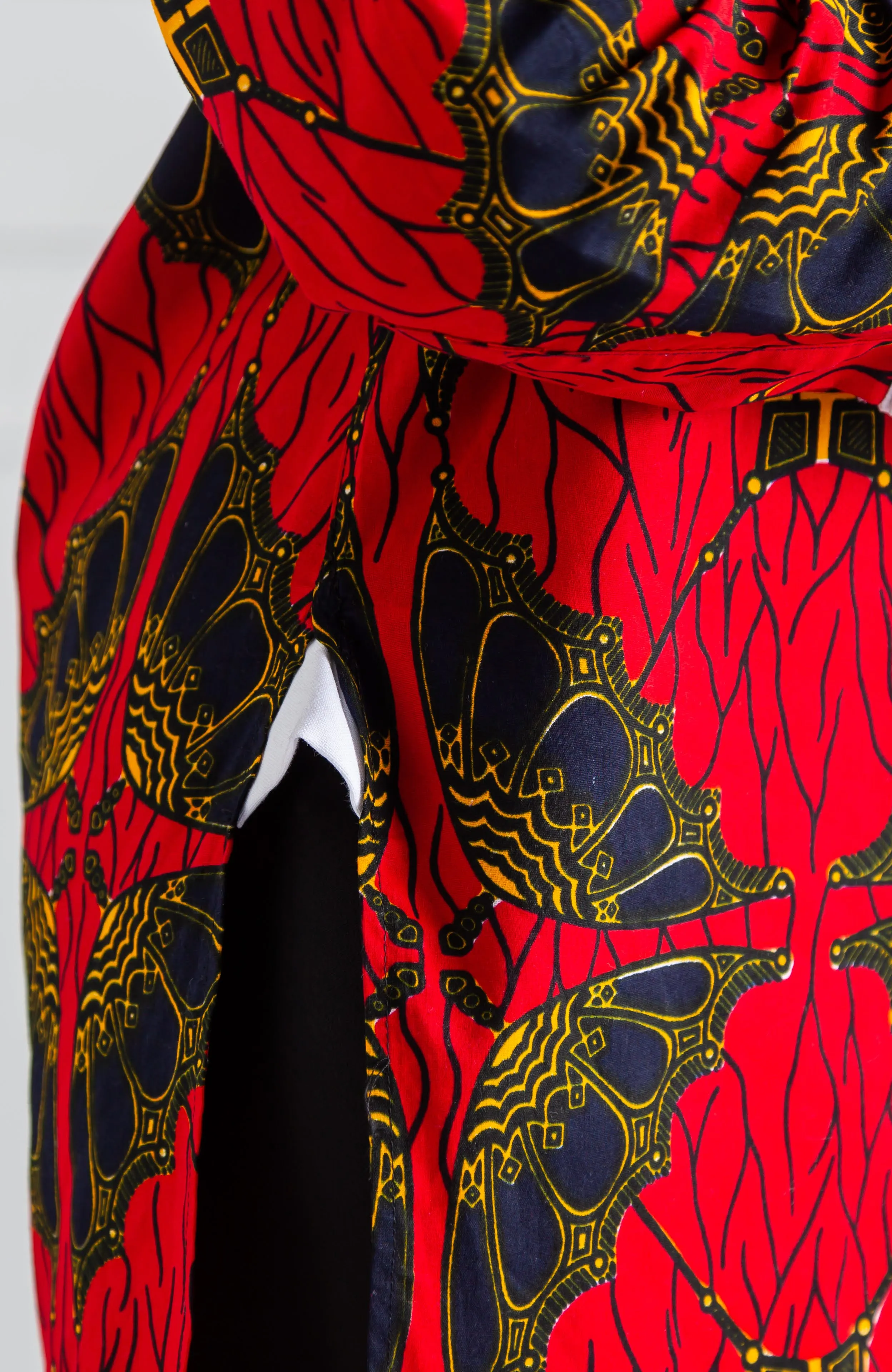 Womens African Dress Shirt | Unisex Etibo Style Long Sleeved Shirt - CORDELIA
