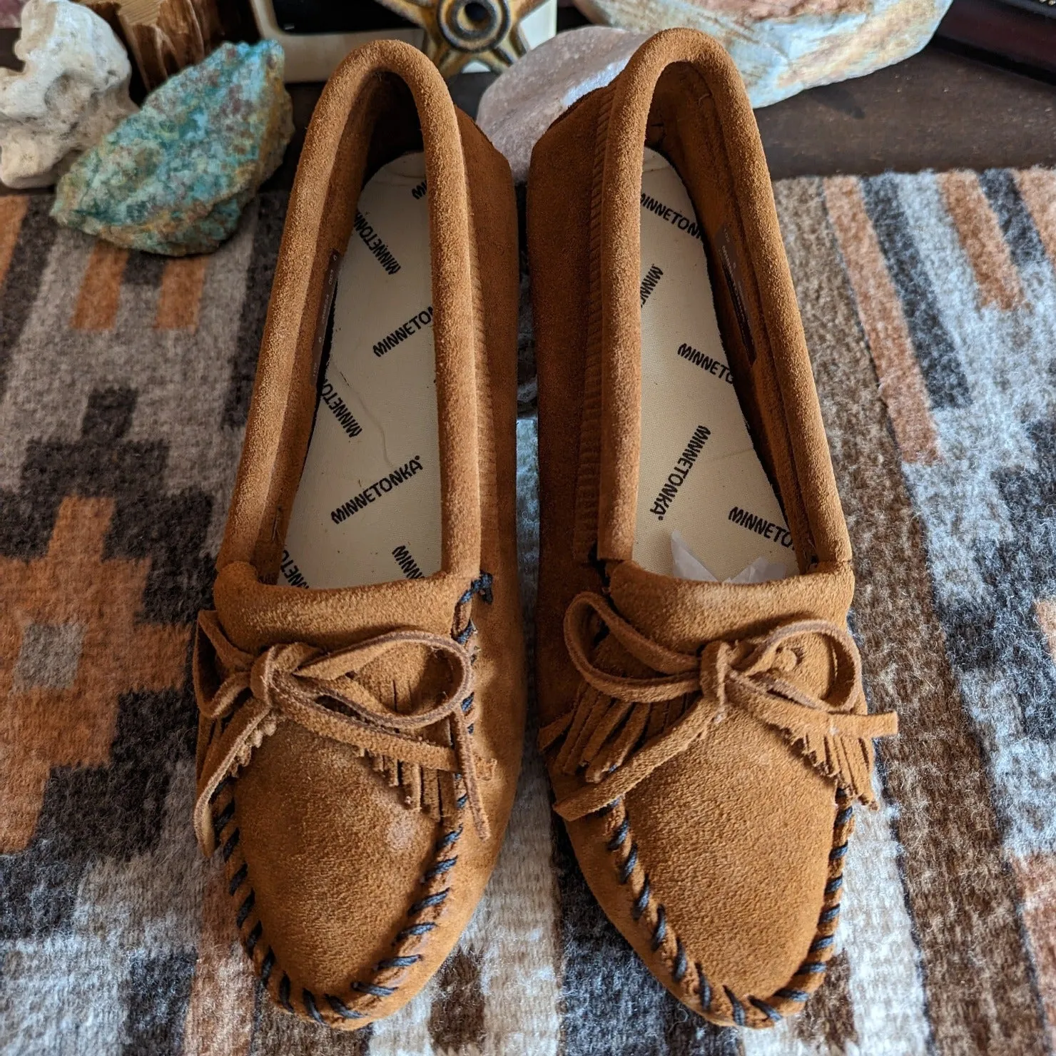 Women's "Kilty" Softsole Moccasins by Minnetonka