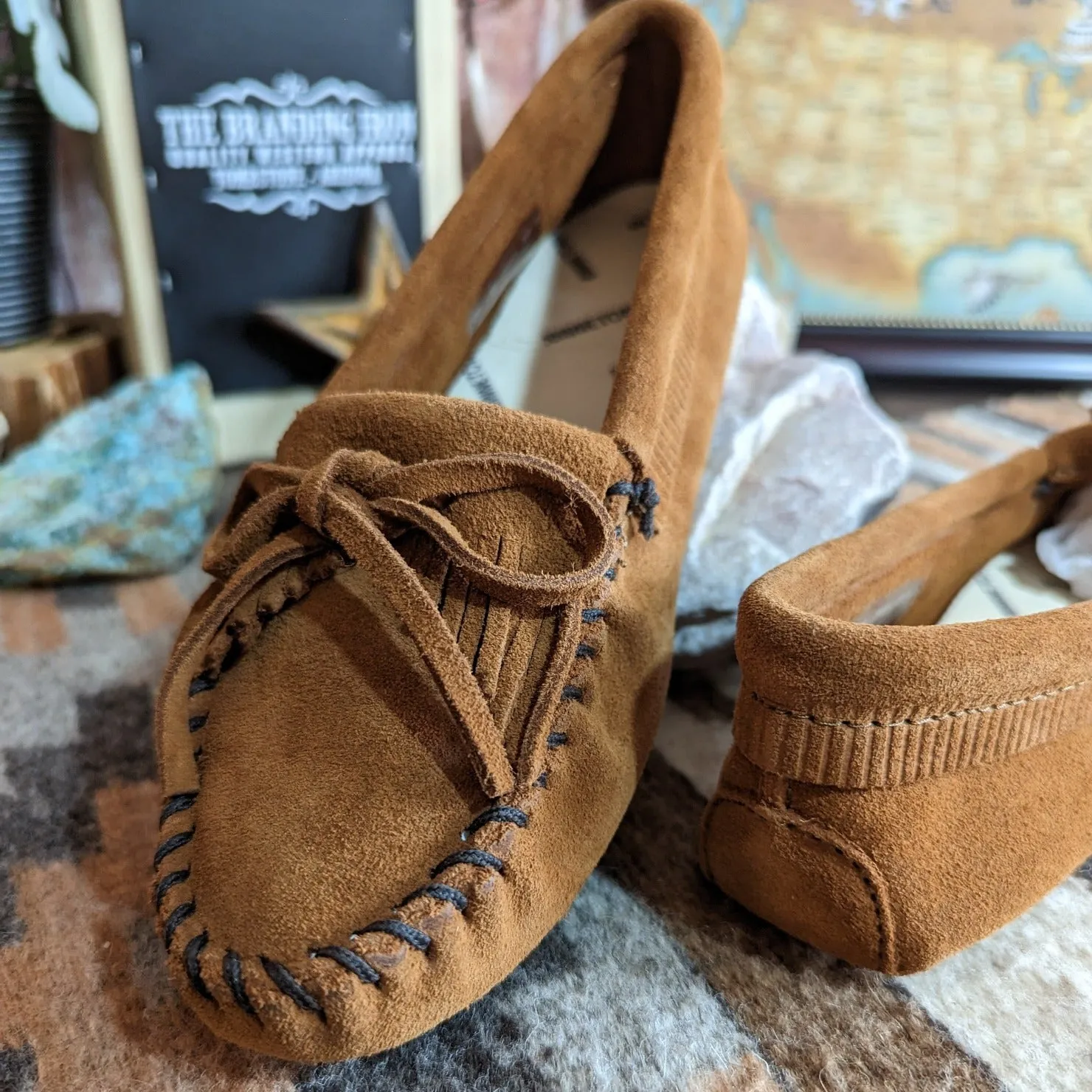 Women's "Kilty" Softsole Moccasins by Minnetonka