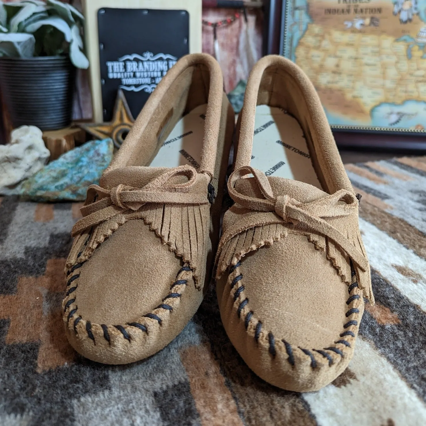 Women's "Kilty" Softsole Moccasins by Minnetonka