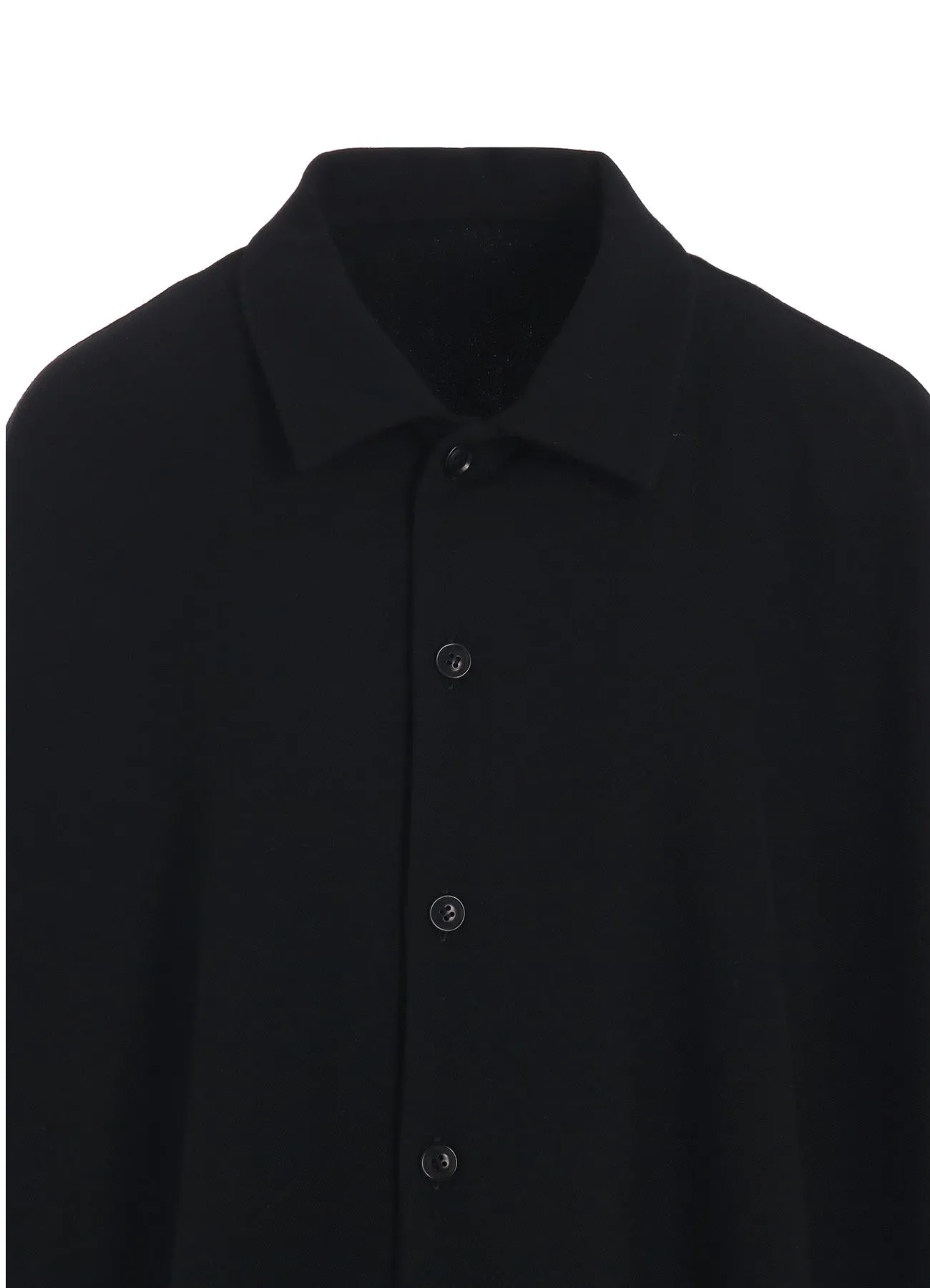 WOOL FLANNEL HALF SLEEVE SHIRTS DRESS