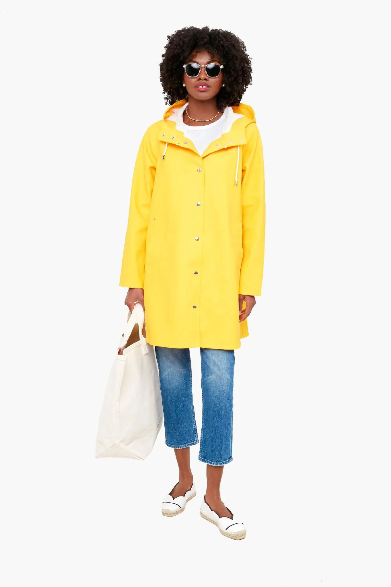 Yellow Mosebacke Raincoat